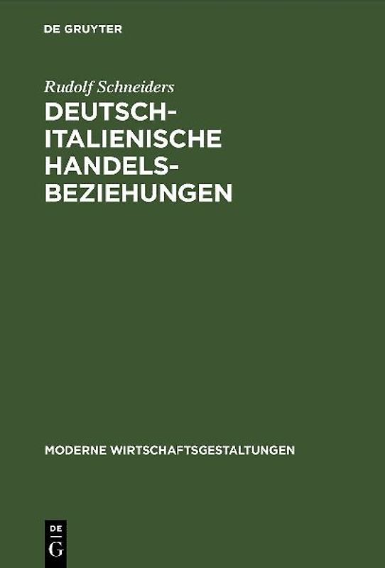 Deutsch-italienische Handelsbeziehungen