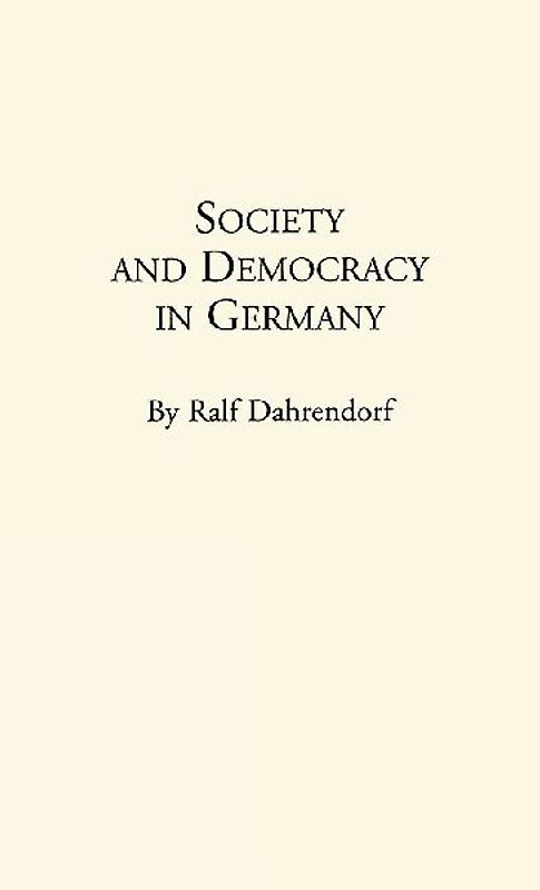 Society and Democracy in Germany
