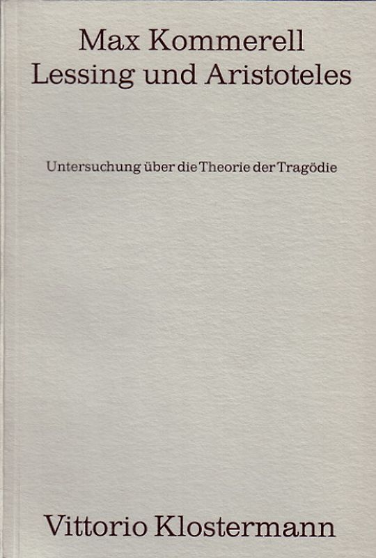 Lessing und Aristoteles