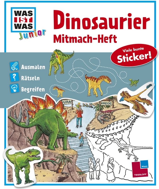 Mitmach-Heft Dinosaurier