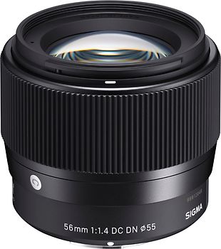Sigma C 56 mm F1.4 DC DN 55 mm Obiettivo (compatibl con Sony E-mount) nero