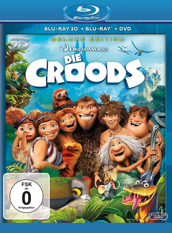 Die Croods-Deluxe Edition 3D (Blu-ray 3D+... Blu-ray Disc