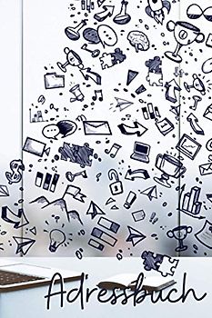 Adressbuch: Telefonbuch mit Inhaltsverzeichnis, A bis Z | A5 Format, praktisches Heft | Original | 728 Kontakte