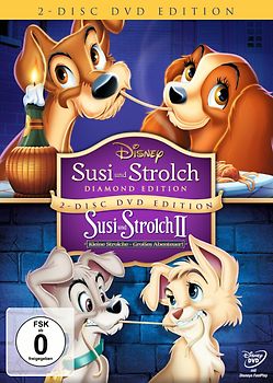 Susi und Strolch / Susi und Strolch II - Kleine Strolche, großes Abenteuer [2 DVDs] DVD