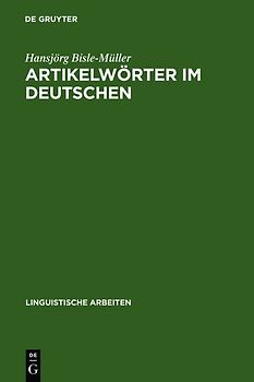 Artikelwörter im Deutschen