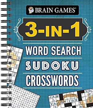 Brain Games - 3-In-1: Word Search, Sudoku, Crosswords