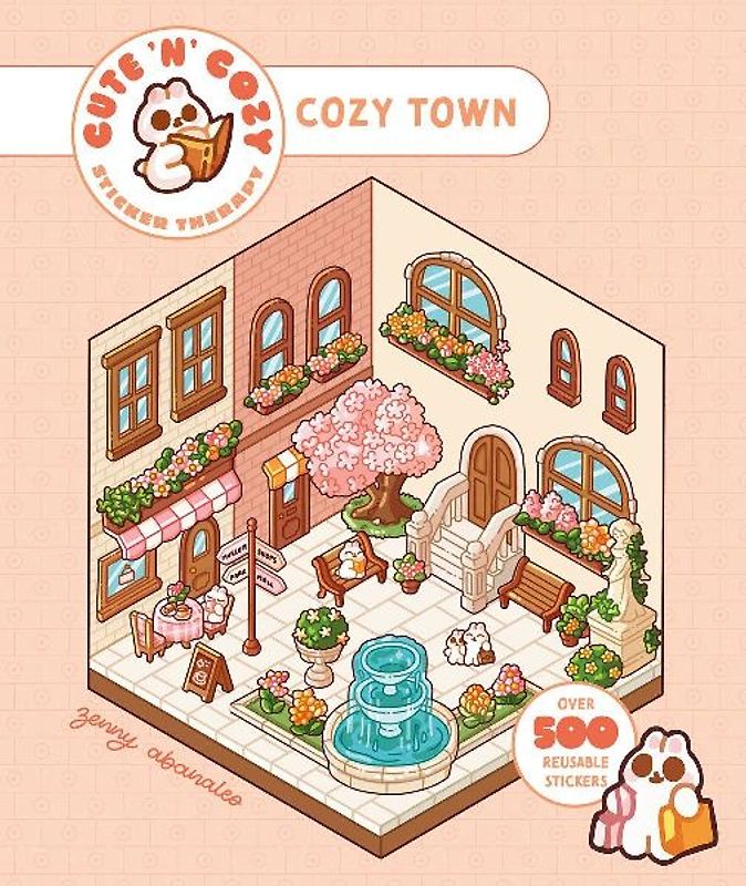 Cute 'n' Cozy Sticker Therapy: Cozy Town