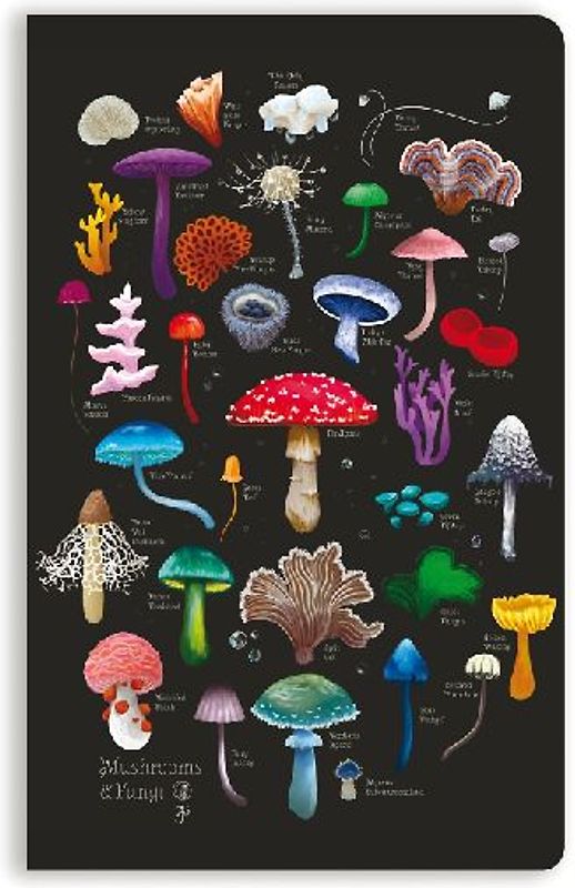 Anna Stead: Mushrooms & Fungi (Soft Touch Journal)