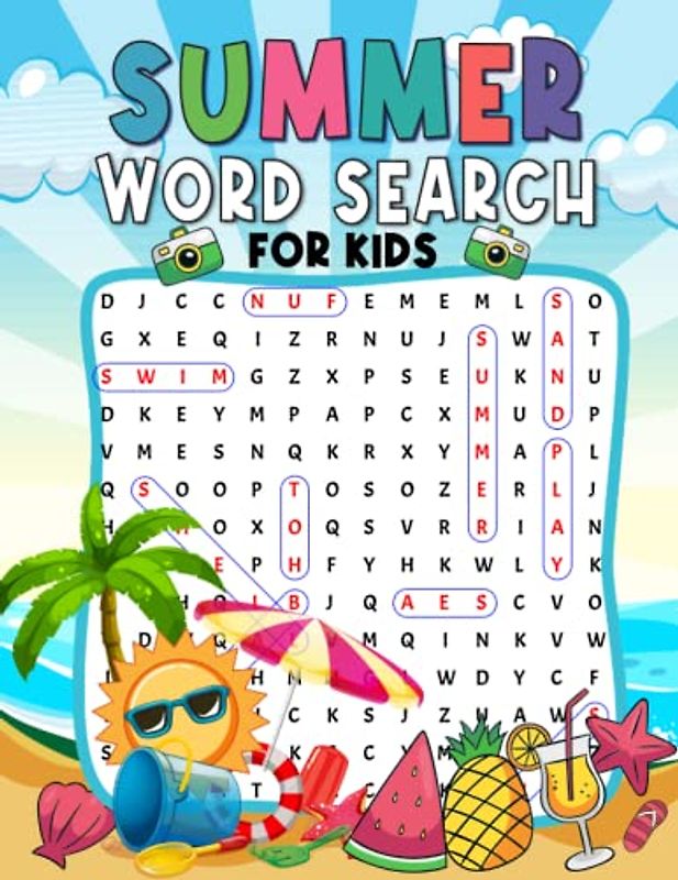 WORD SEARCH FOR KIDS AGES 8-10 and ADULTS. 105 Themed Word Search Puzzles