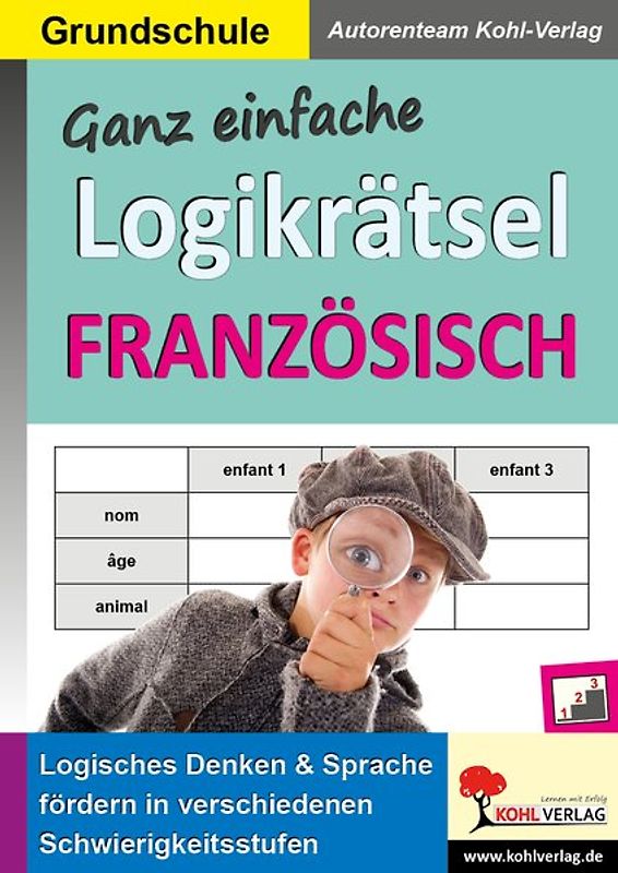 Ganz einfache Logikrätsel Französisch