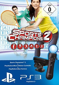 Sports Champions 2 [Move Starter Pack Bundle, inkl. Move Motion Controller & Kamera] Bundleversion
