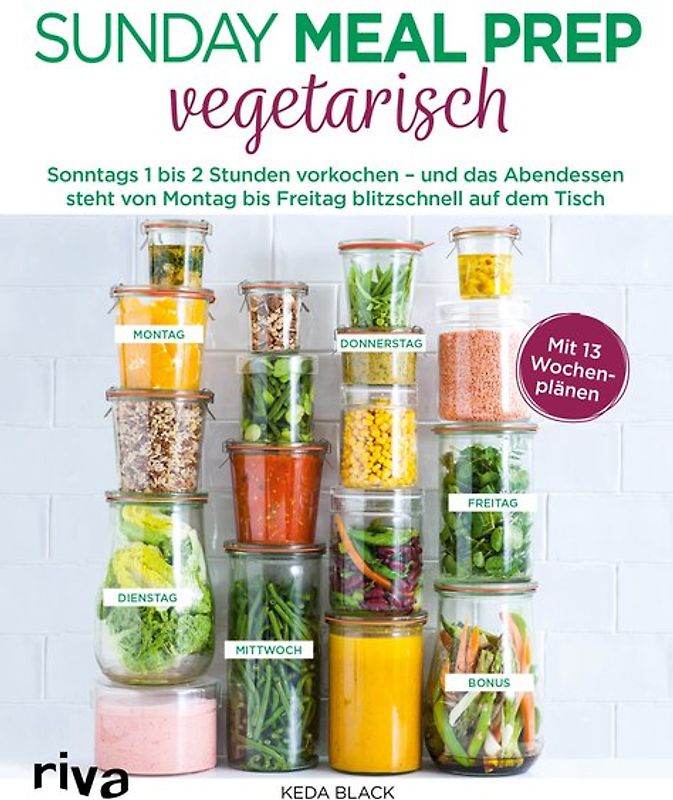 Sunday Meal Prep vegetarisch