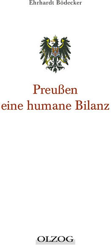 Preußen - eine humane Bilanz