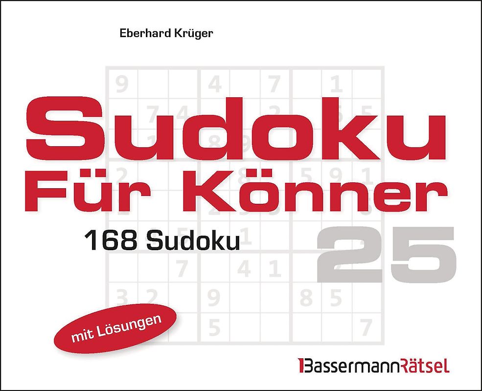 Sudoku für Könner 25 (5 Exemplare à 2,99 €)