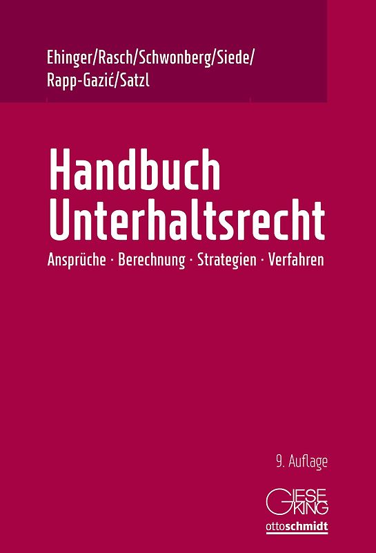 Handbuch Unterhaltsrecht
