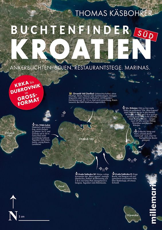 Buchtenfinder Kroatien Süd. Ausgabe 2024