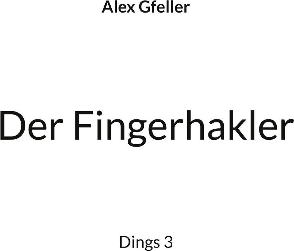 Der Fingerhakler