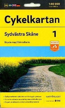 Cykelkartan Blad 1 Sydvästra Skåne 1:90000