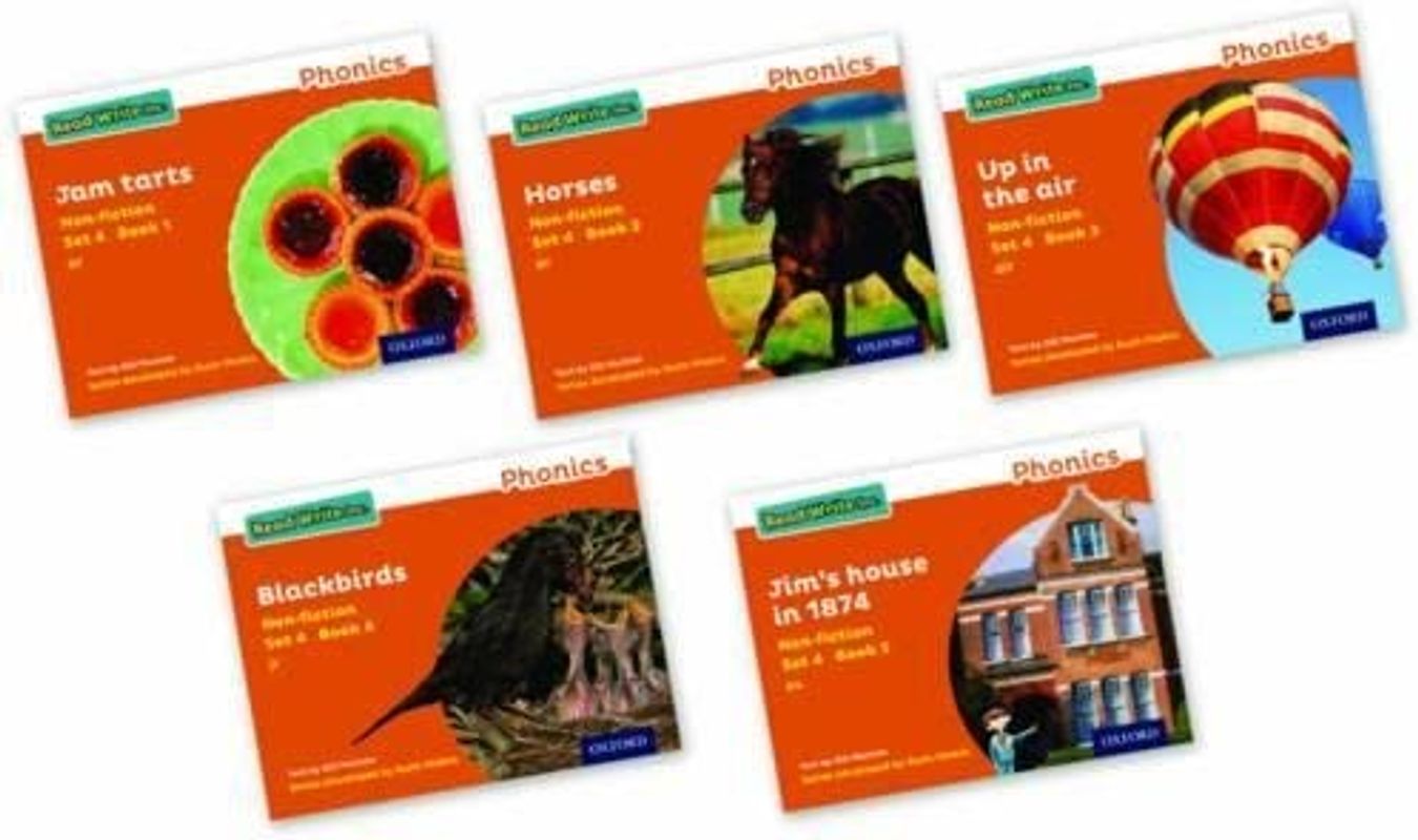 Read Write Inc. Phonics: Orange Set 4 Non-fiction books (Mixed Pack of 5)