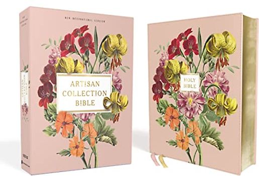 Niv, Artisan Collection Bible, Leathersoft, Blush Floral, Red Letter Edition, Comfort Print