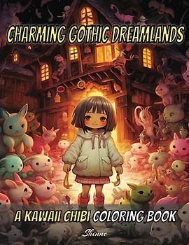 Charming Gothic Dreamlands: A Kawaii Chibi Coloring Journey: An Engaging Collection of 40+ Creepy yet Adorable Characters for Stress Relief (An Exploration of Whimsical Chibi Horror and Pastel Goth)