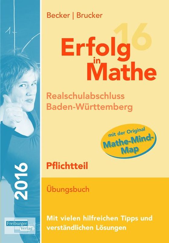 Erfolg in Mathe 2016 Pflichtteil Realschulabschluss Baden-Württemberg