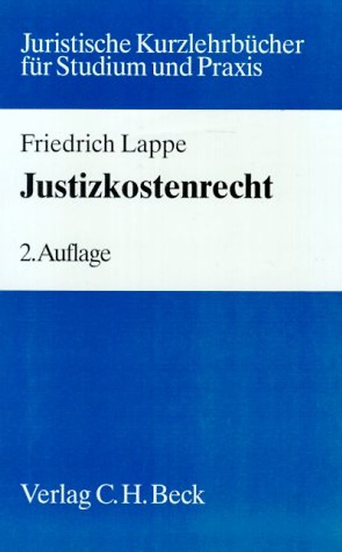 Justizkostenrecht