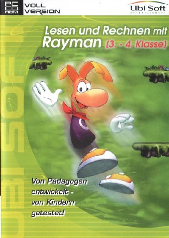 Lesen und Rechnen mit Rayman - 3.- 4. Klasse PC Spiele