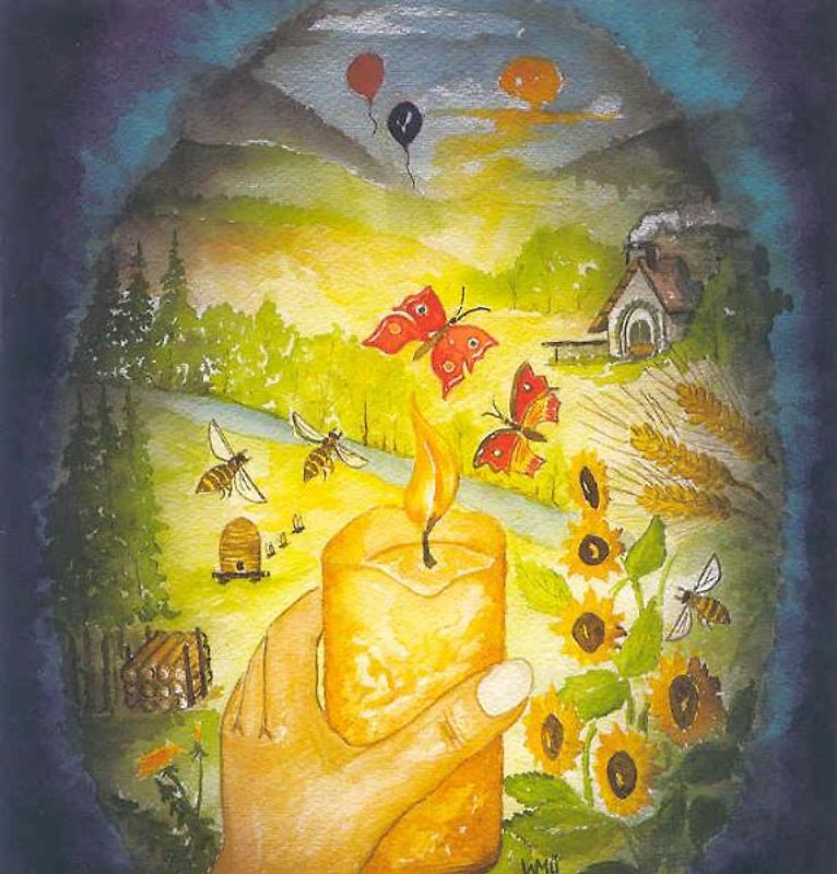 Einen Gegenstand im Zusammenhang schauen: Kreis - Bienenwachskerze - Leib - Brot. Anregungen zu einer ganzheitlichen, sinnorientierten Pädagogik