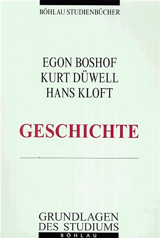 Grundlagen des Studiums der Geschichte