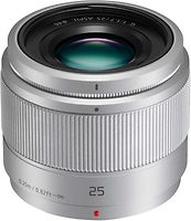 Panasonic Lumix G 25 mm F1.7 46 mm Objectif (adapté à Micro Four Thirds) argent