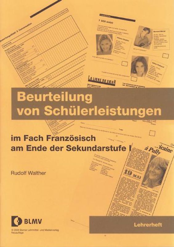Beurteilung von Schülerleistungen Französisch am Ende der Sekundarstufe I