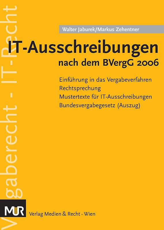 IT-Ausschreibungen nach dem BVergG 2006