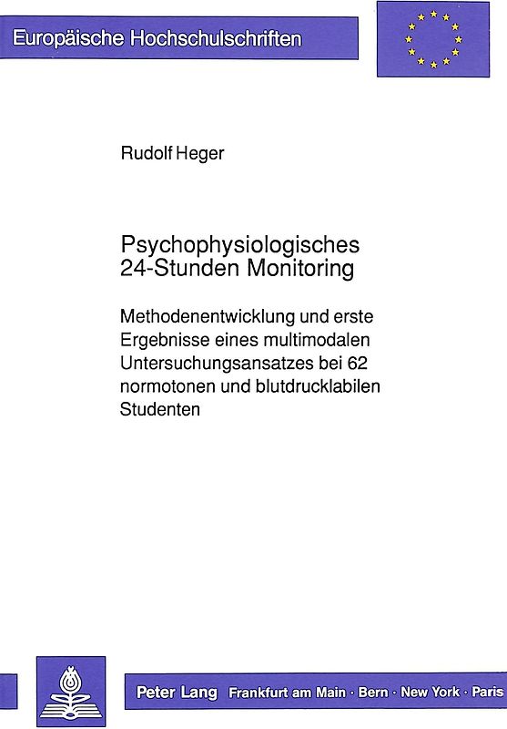 Psychophysiologisches 24-Stunden Monitoring