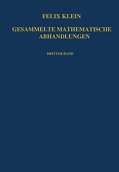 Gesammelte Mathematische Abhandlungen