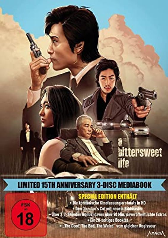 A Bittersweet Life [Limited 15th Anniversay Mediabook inkl. DVD, 3 Discs] Blu-ray Disc