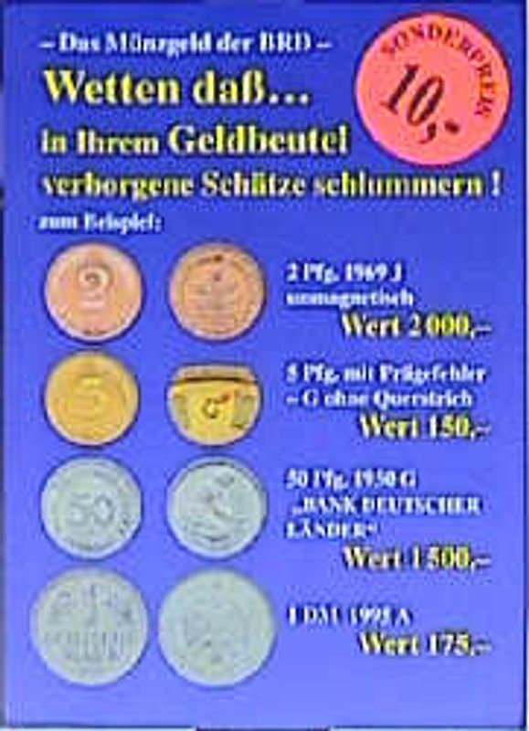 Das Münzgeld der BRD 1948 - heute