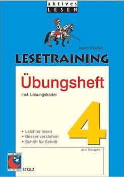 Lesetraining Übungsheft 4. Übungen für das 4. Schuljahr