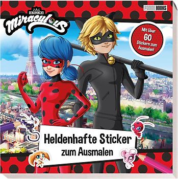 Miraculous: Heldenhafte Sticker zum Ausmalen