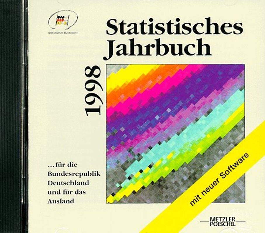 Statistisches Jahrbuch 1998 für die Bundesrepublik Deutschland und für das Ausland auf CD-ROM