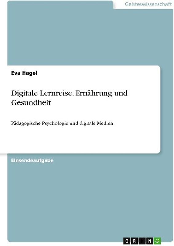 Digitale Lernreise. Ernährung und Gesundheit
