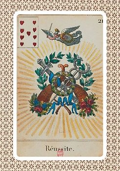 Carnet Blanc, Cartomancie, Réussite, 18e Siècle