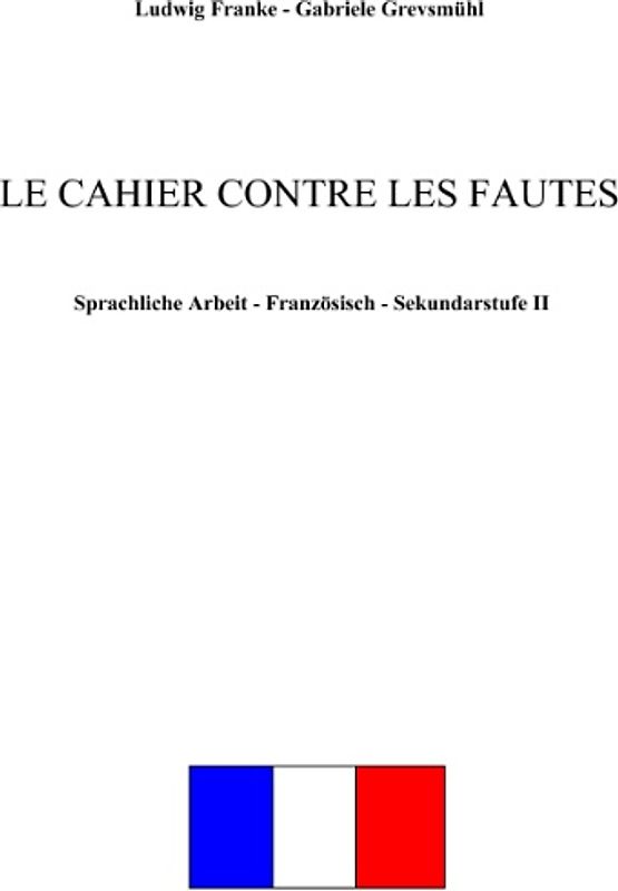 Le cahier contre les fautes
