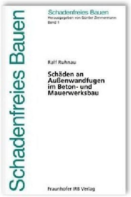 Schäden an Außenwandfugen im Beton- und Mauerwerksbau.