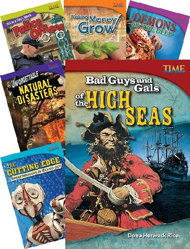 Time for Kids(r) Informational Text Grade 5 Readers Set 1 10-Book Set
