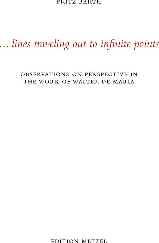 „... lines travelling out to infinite points ...“