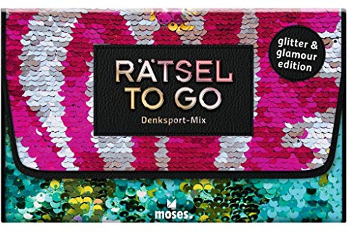 Rätsel to go | Denksport-Mix: glitter und glamour edition | Rätselbuch für unterwegs