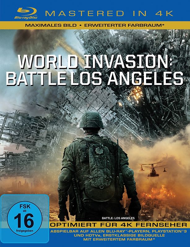 World Invasion: Battle Los Angeles [4K Mastered] Blu-ray Disc