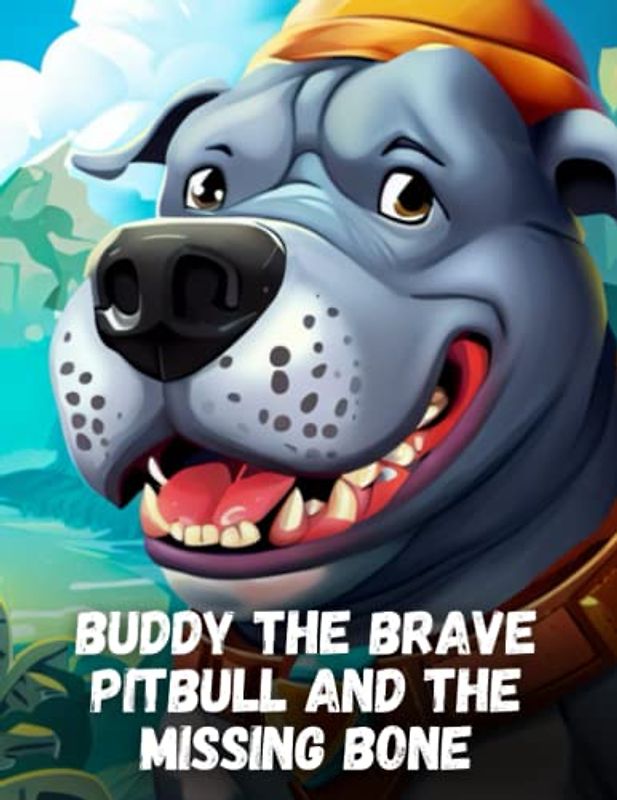 Buddy the Brave Pitbull and the Missing Bone: Short Story for kids about Pitbull, Perseverance & Self-Confidence I Gift for kids
