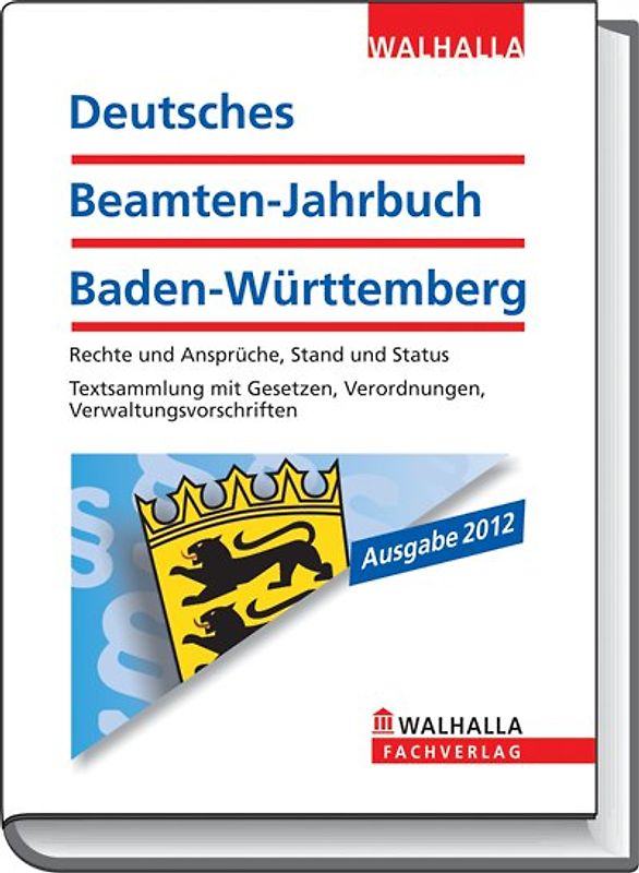 Deutsches Beamten-Jahrbuch Baden-Württemberg Taschenausgabe 2012